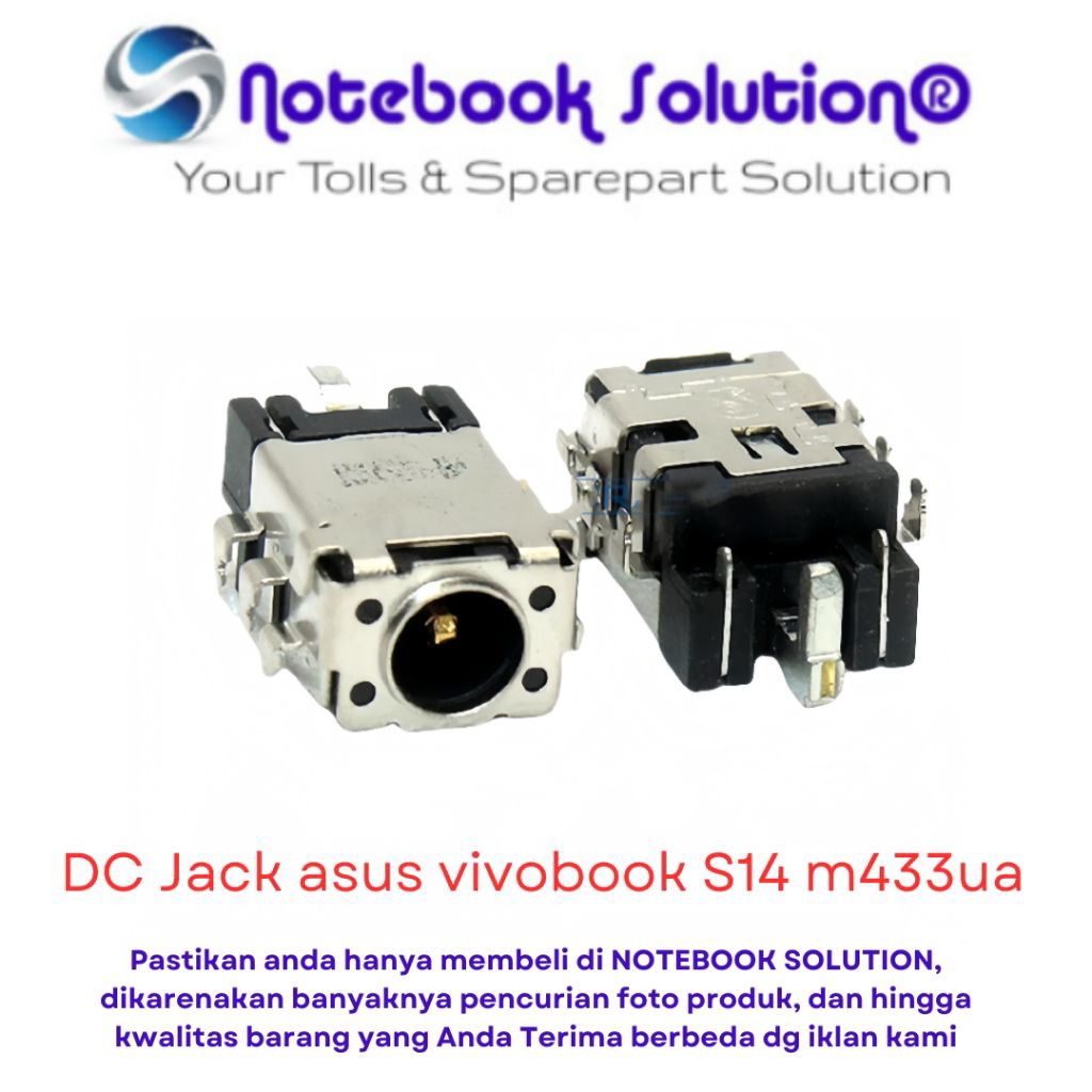 DC Jack asus vivobook S14 m433ua ตามภาพถ่าย