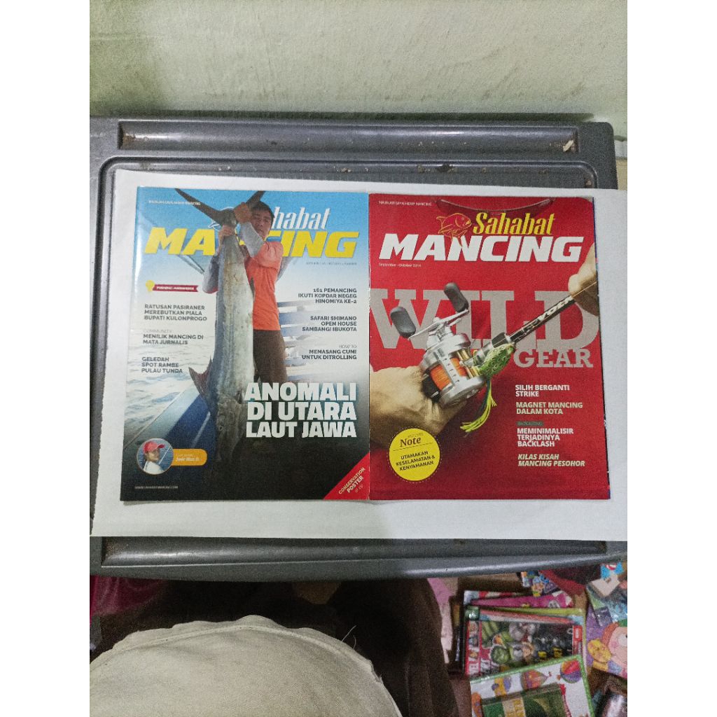 นิตยสาร Fishing Friend กันยายน-Oktober 2014 และเดือนกรกฎาคมรุ่นปี 2017/เล่มละ