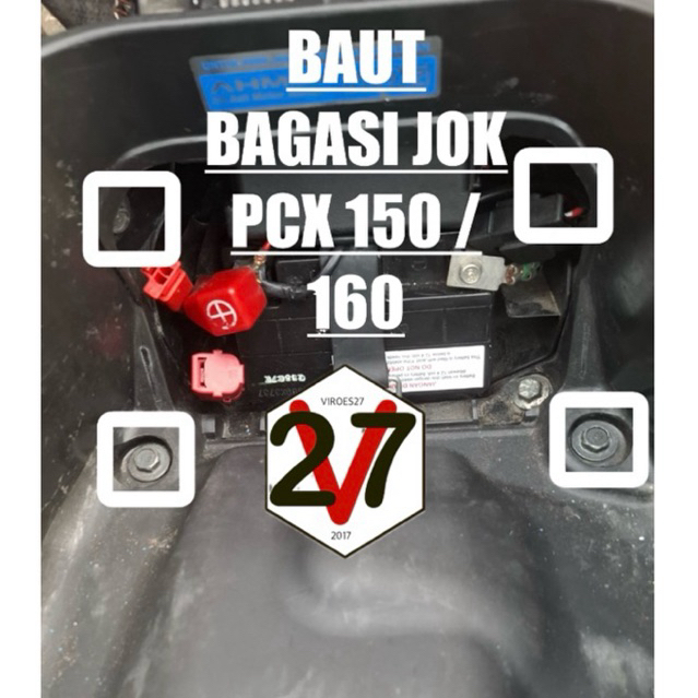 ต้นฉบับ HONDA PCX 150 / PCX 160 SEAT LUGGAGE BOLT