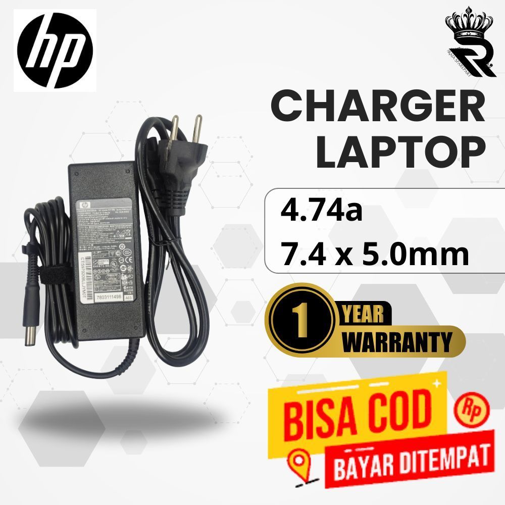 อะแดปเตอร์ชาร์จสําหรับ HP Pavilion HP G42 G50 G56 G60 G61 G62 4.74A 7.4x5.0 มม.แล็ปท็อป
