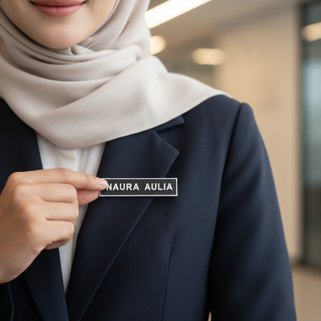 ป้ายชื่ออะคริลิค Elite 3D