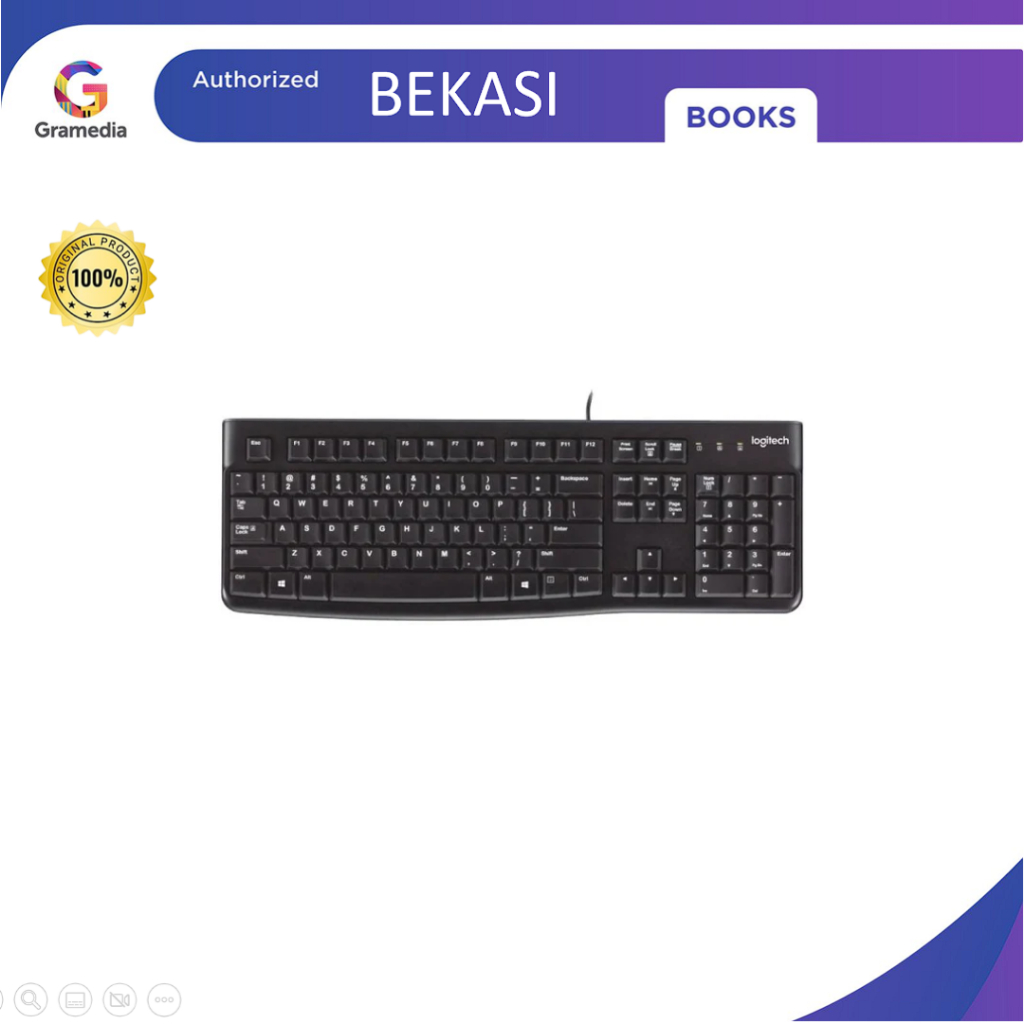Gramedia Bekasi - LOGITECH KEYBOARD USB K120 LOGITECH KEYBOARD USB K120 LOGITECH KEYBOARD USB K120