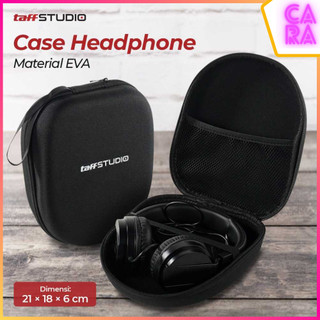 Tas Tempat Penyimpanan Headphone Universal Hard Case Headset Carrying Storage Case EVA - B-15