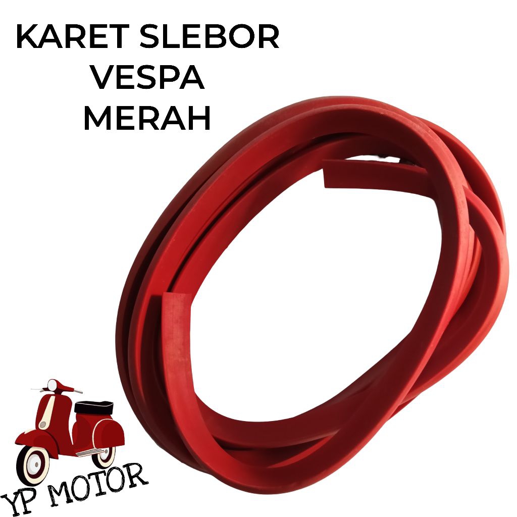 MERAH Vespa Super Vespa PX Vespa Sprint Vespa Excel Red บังโคลนยาง