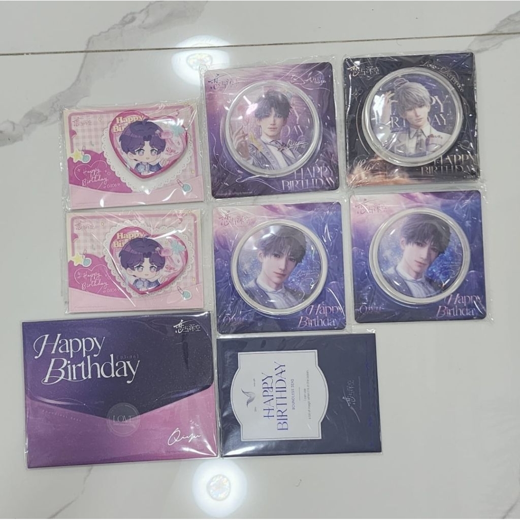 OFFICIAL - Love & Deepspace Rafayel, Xavier 2025 Birthday Goods