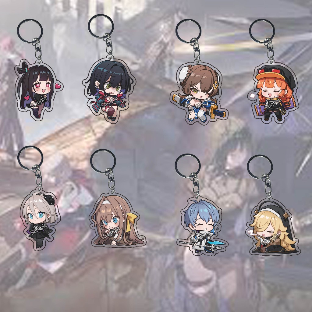 พวงกุญแจ Chaos Zero Nightmare Beryl 01- Orlea 01 - Owen 01- Rei 01 - Renoa 01 - Tressa 01 - Rin 01 G