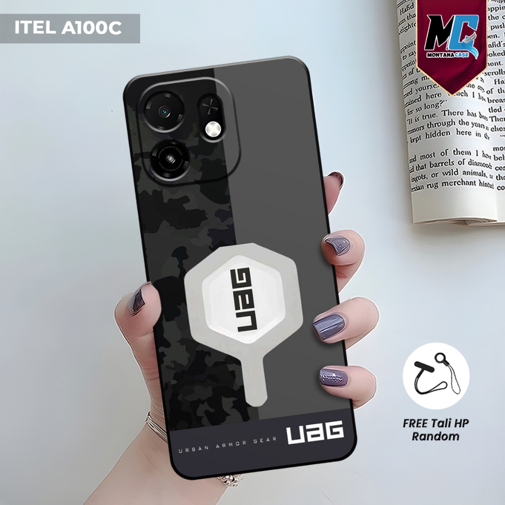 เคส HP สําหรับ Itel A100C 4G UAG Theme Motif ฟรีสายคล้องโทรศัพท์มือถือ | ซิลิโคนป้องกัน Softcase สํา