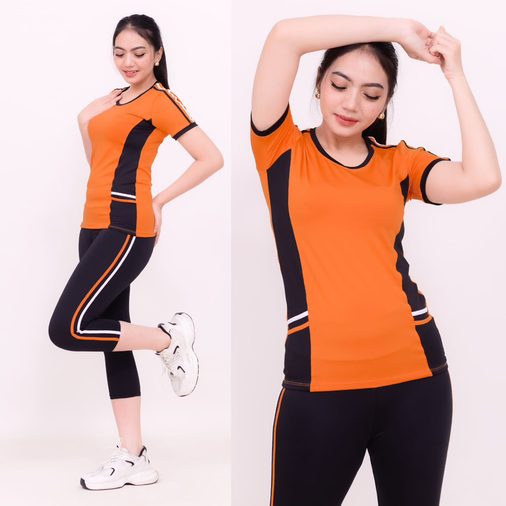 ใหม่ล่าสุด AWROBIK ZUMBA GYM CLOTHES SET สําหรับกีฬาผู้หญิง YOGA
