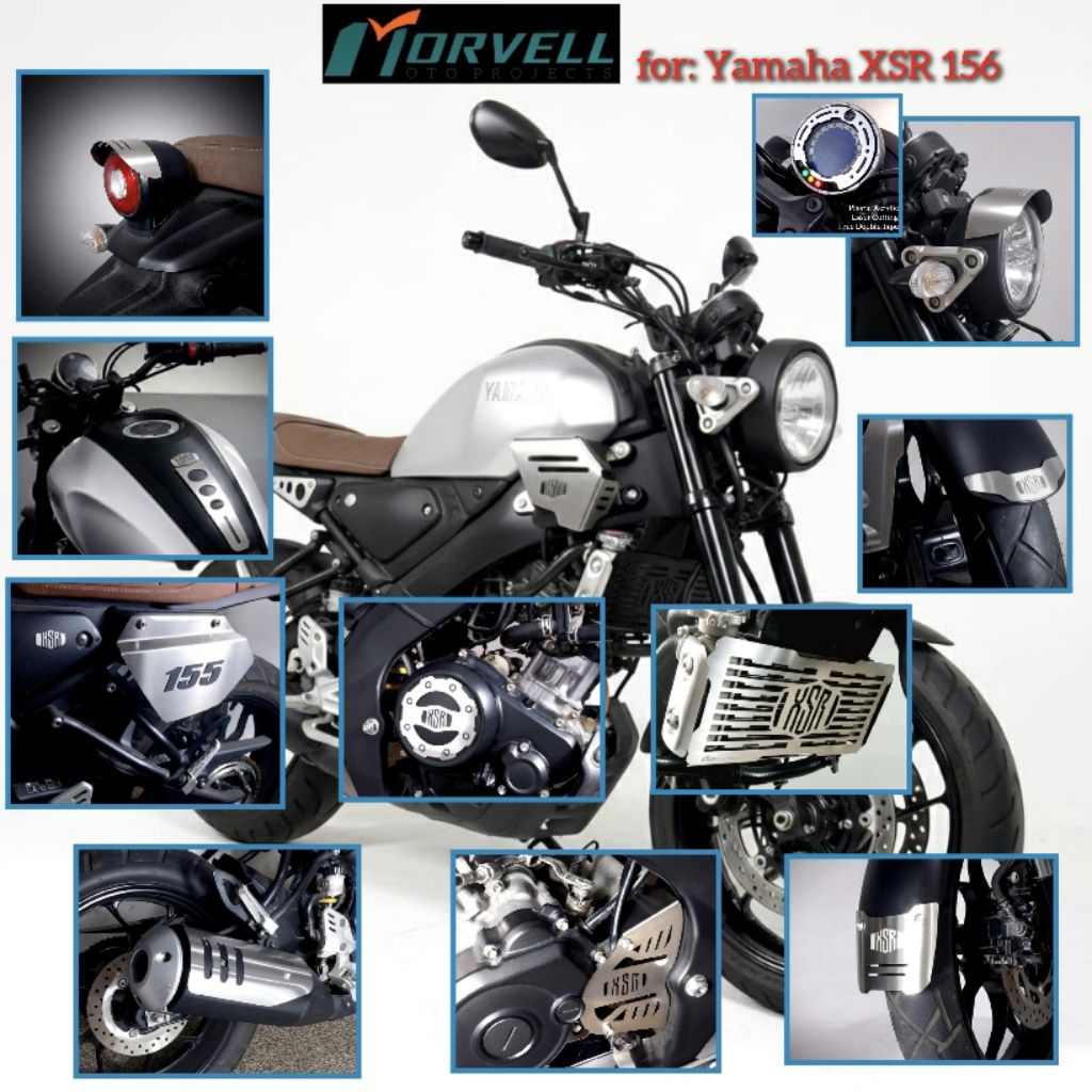 Yamaha Xsr 155 Visor Muffler cover Speedo meter garnish รูปที่ 5