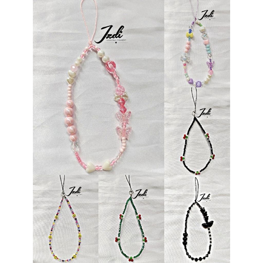 HP * PART XII * PHONE STRAP * PHONE CHARM * PHONE LANYARD * PHONE STRAP * ALPHABETH * LETTERS * BEAD