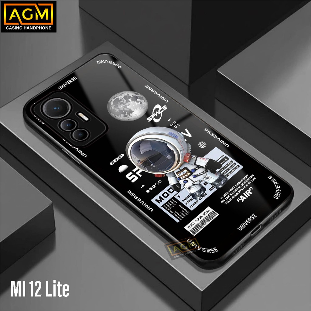 เคส Xiaomi Mi 12 Lite - เคส Softcase Glossy ใหม่ Hp Xiaomi Mi 12 Lite [ASTRO Motif] - เคส AGM เคสกระ