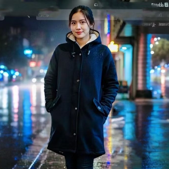 HOODIE-ZIP PARKA SHERPA ไซส์ M (มือสอง)