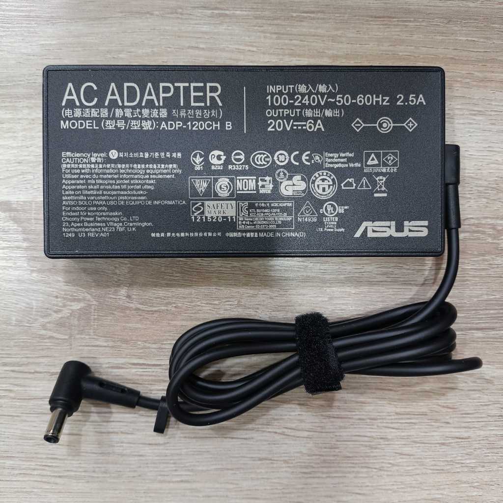 Asus VivoBook Pro 14 Oled K3400 K3400PH N7600 N7600P ADP-120VH B ADP-120CH B 20V 6A (120W) 6.0*3.7 ม