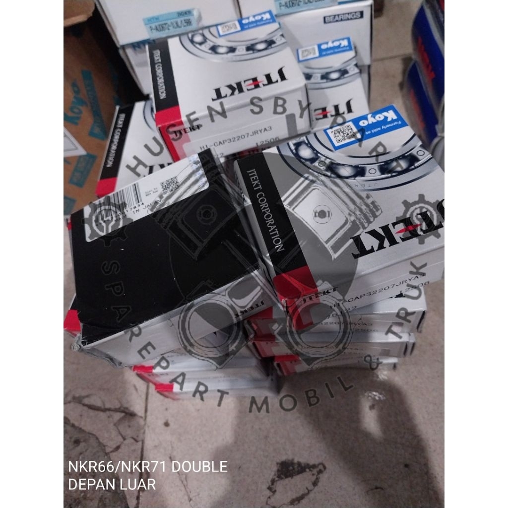 ล้อหน้าด้านนอกแบริ่ง NKR71 NKR66 125HT 130HT 32207JR Original koyo japan