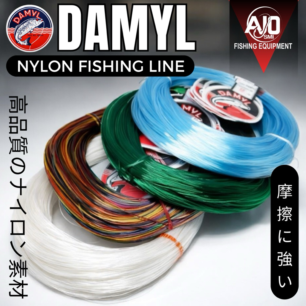 สายตกปลา Damyl – แข็งแรง ป้องกันม้วนและทนต่อการแรงเสียดทาน 40Lbs - 200Lbs