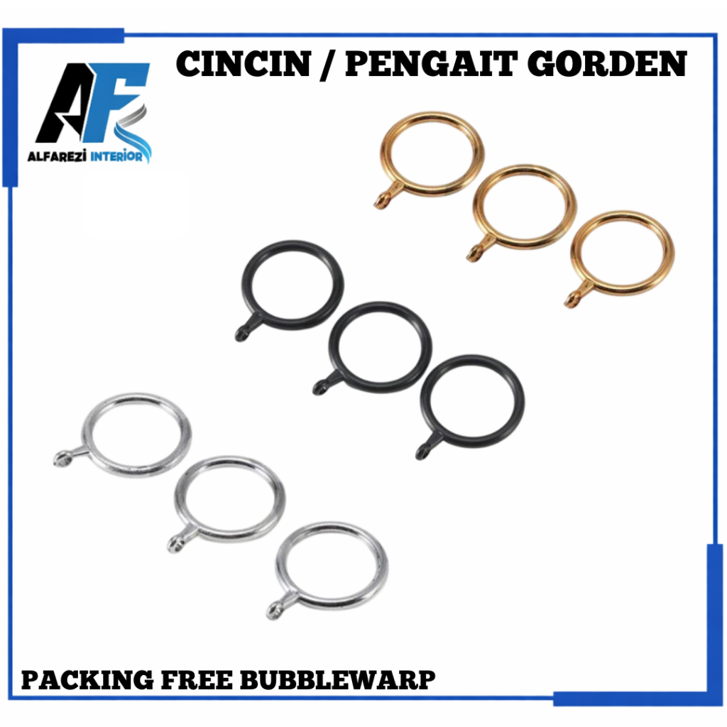 CURTAIN RINGS CURTAIN RINGS PLUS WIRE ONE PCS / แหวนผ้าม่าน