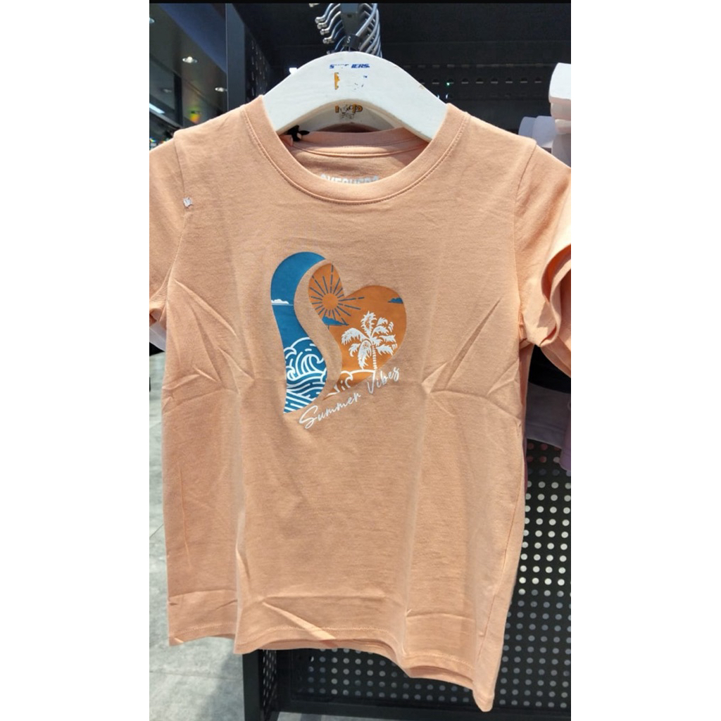 เสื้อยืดเด็กผู้หญิง Skechers