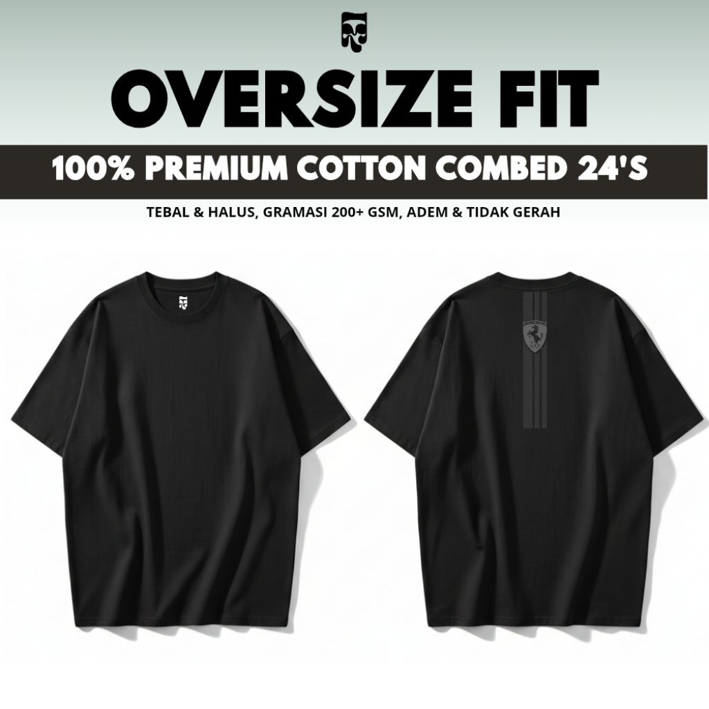 เสื้อยืดโอเวอร์ไซส์หนา พรีเมี่ยมคอตตอนหวี 24'ส | เสื้อยืด FRR พรีเมี่ยมผ้าฝ้ายขนาดใหญ่ 24s