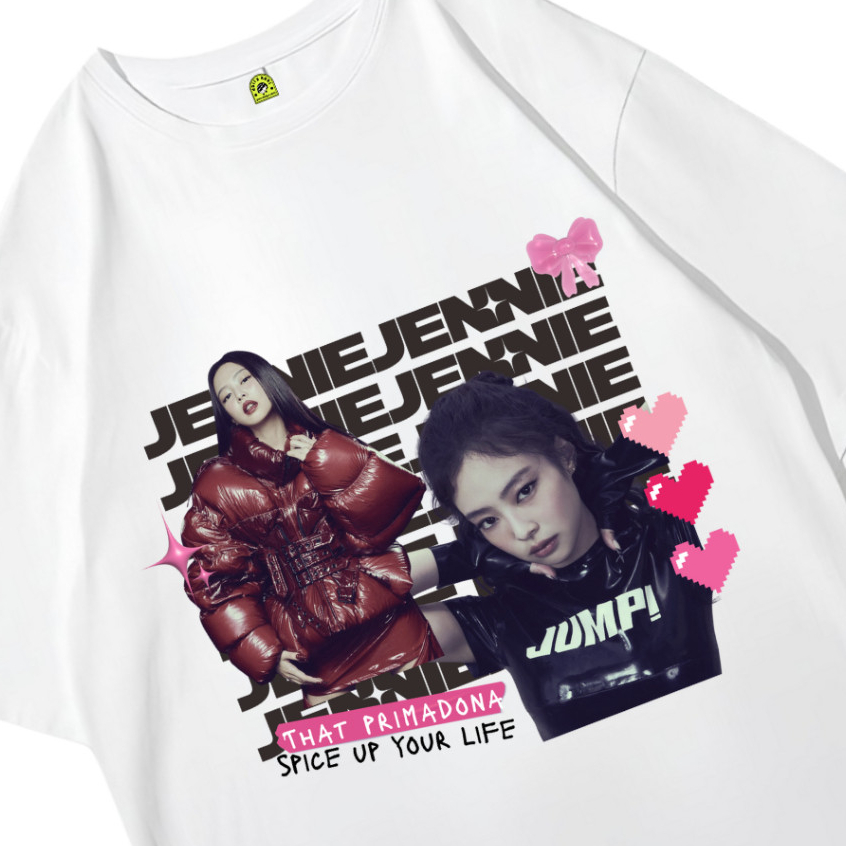 DAILY Tshirt BLACKPINK JENNIE Unofficial Merch / Cotton 30s / Short Sleeve Fit to Regular