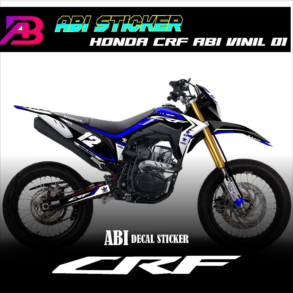 DECAL CRF150L FULL BODY DECAL CRF 150 L SIMPLE - DECAL CRF 150 L CUSTOM