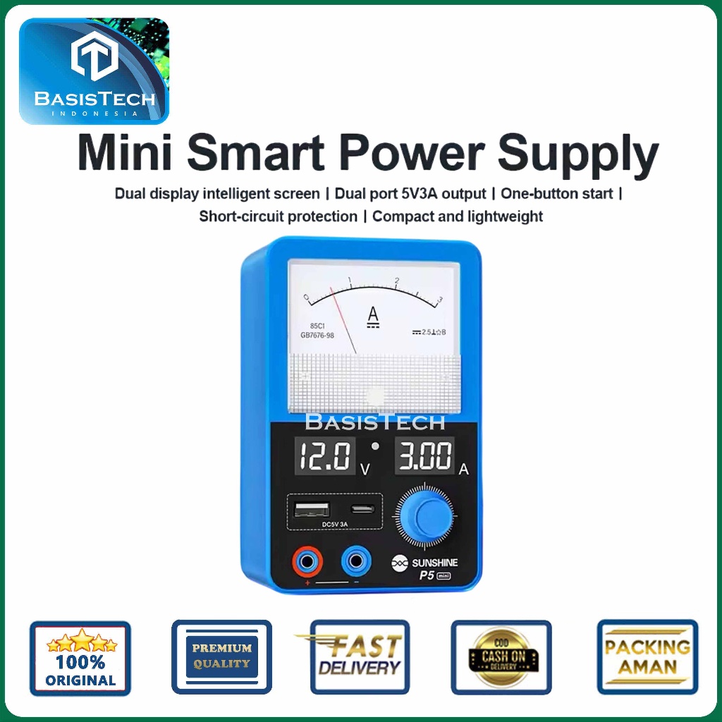 MINI POWER SUPPLY 5V 3A - SUNSHINE P5 MINI
