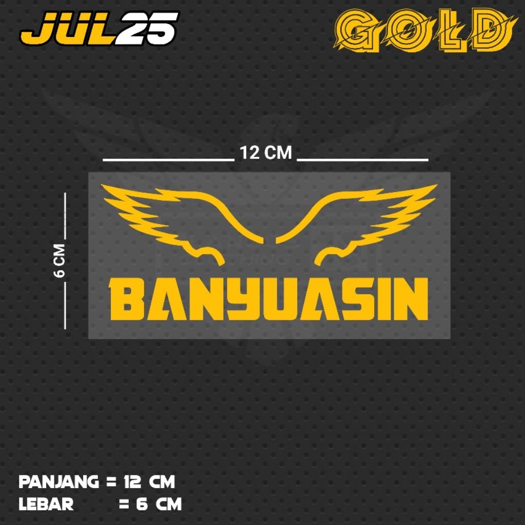 BANYUASIN / JUL25 SS CUTTING STICKER