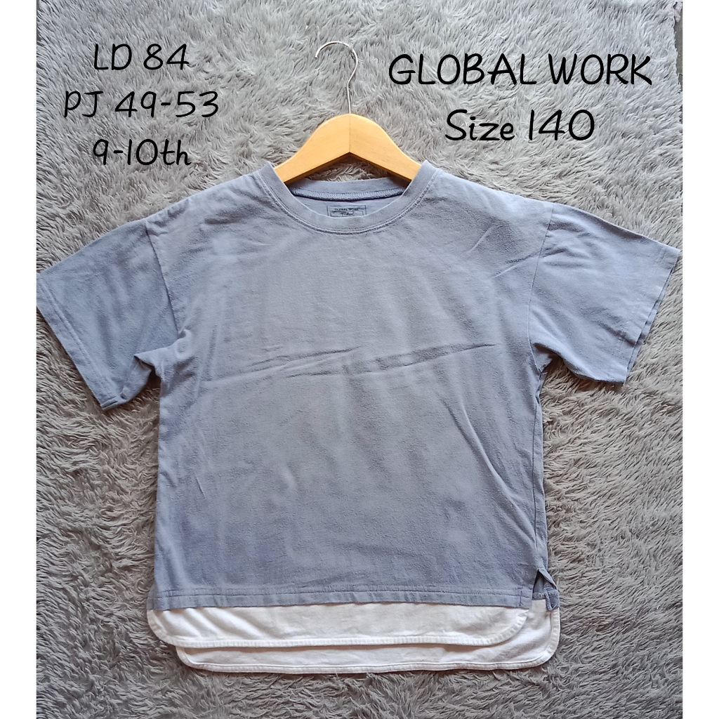 เสื้อยืดเด็ก 9-10 ขวบ -GLOBAL_WORK