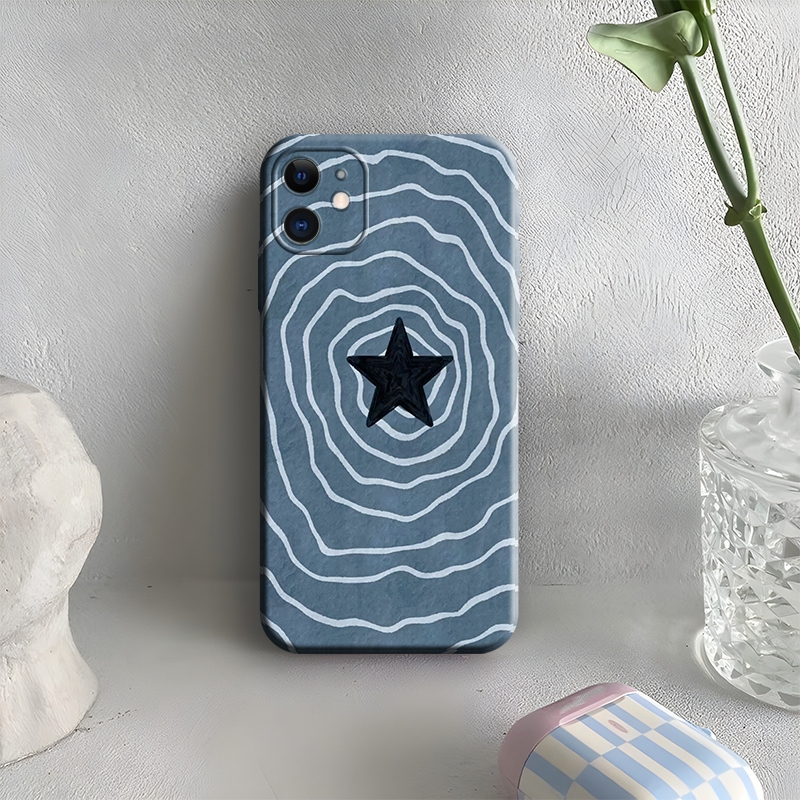 HP IP 11 Phone Case - IP 11 Phone Case - Elzora.Id - Star Motif - Fashion Case - Girls Case - Phone 