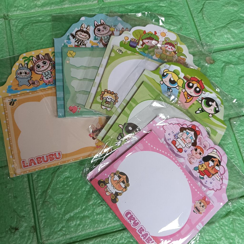 5 ชิ้น Memo Pad DG น่ารักการ์ตูน Motif Educational Smile be with Us