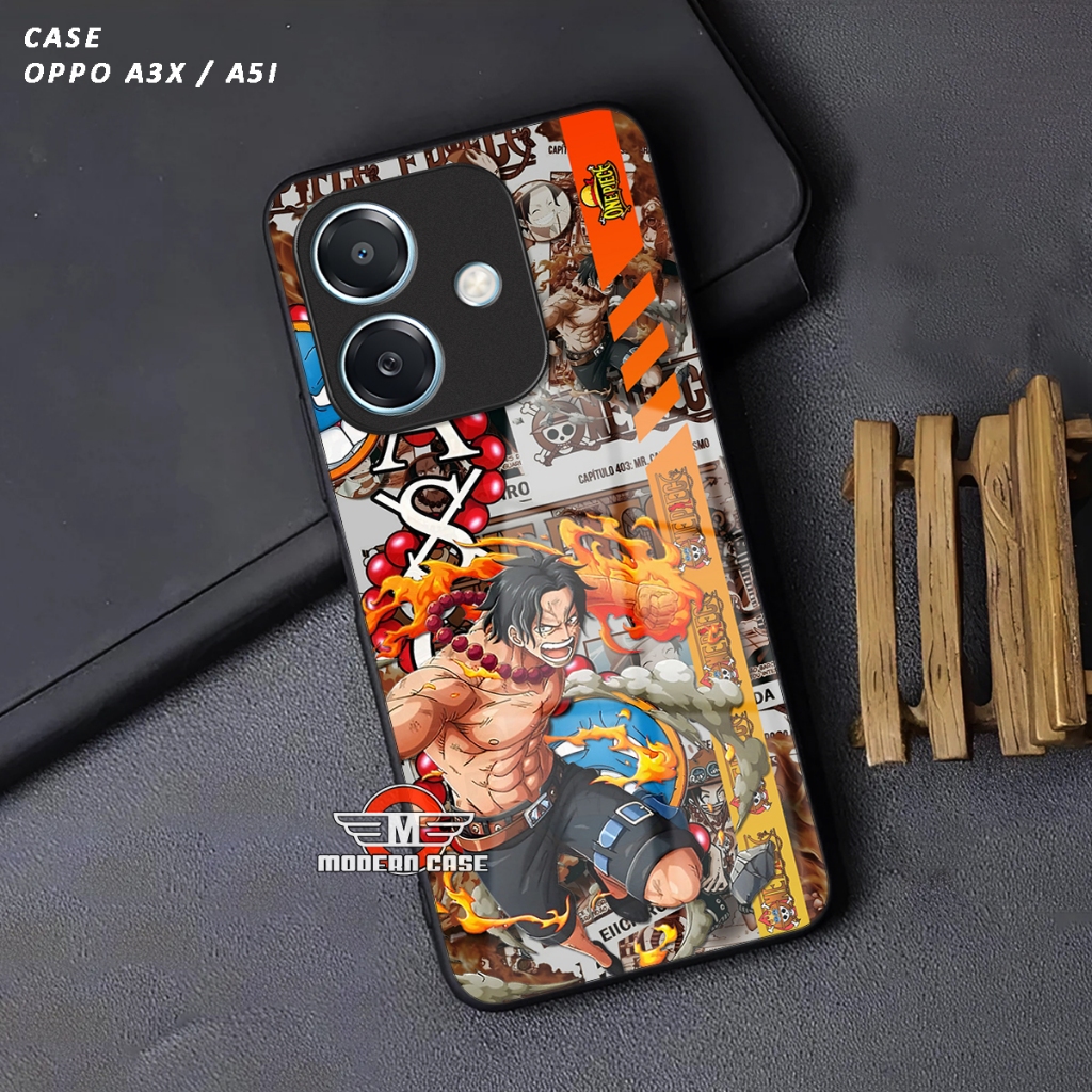 HP Modern - Softcase Glass Glitter Glass สําหรับ OPPO A5i, OPPO A3X, OPPO A5X - ใหม่ล่าสุด OPPO A5i 