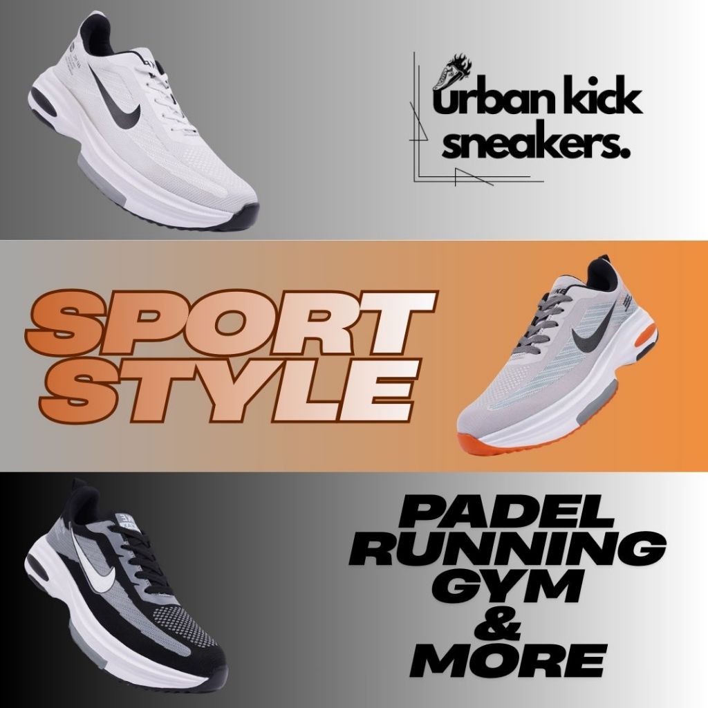 (URBANKS) รองเท้ากีฬา Padel Running Gym Badminton รองเท้ากีฬาสําหรับทั้งชายและหญิง