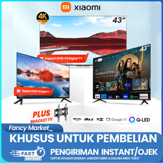 [KHUSU INSTANT] XIAOMI GOOGLE TV/XIAOMI ANDROID TV XIAOMI MI TV A-series 32 - 43 inch FULL HD TV - Android 11