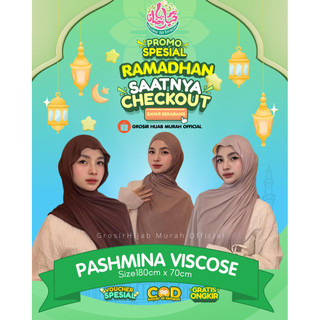 (GROSIR) PASHMINA ARABIAN VISCOSE BAMBOO PREMIUM
