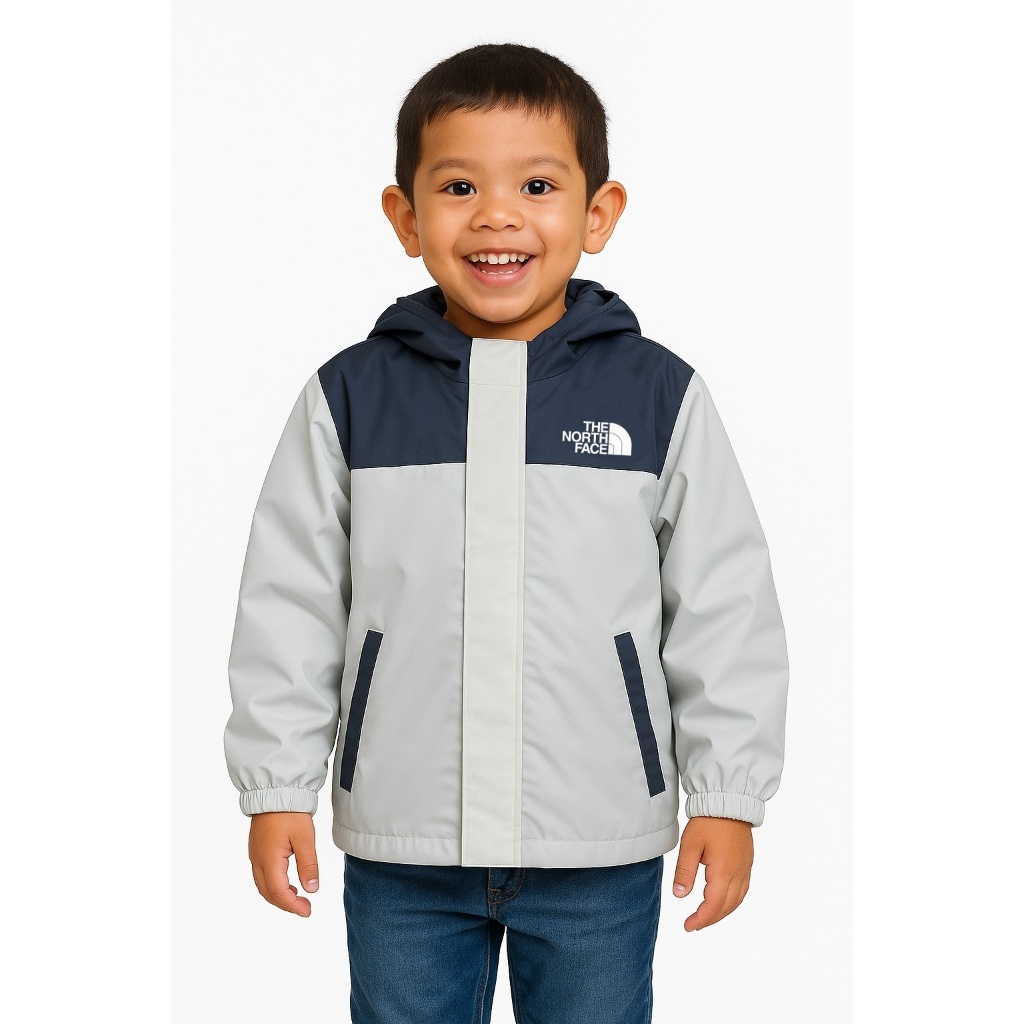 เสื้อแจ็คเก็ตเด็กกลางแจ้ง – เสื้อแจ็คเก็ตเดินป่าสําหรับเด็ก – เสื้อแจ็คเก็ตกันฝนสําหรับเด็กวัยหัดเดินกันน้ํา ราคา ถูกที่สุด ดีลบีเคเค แกลเลอรีภาพที่ 5