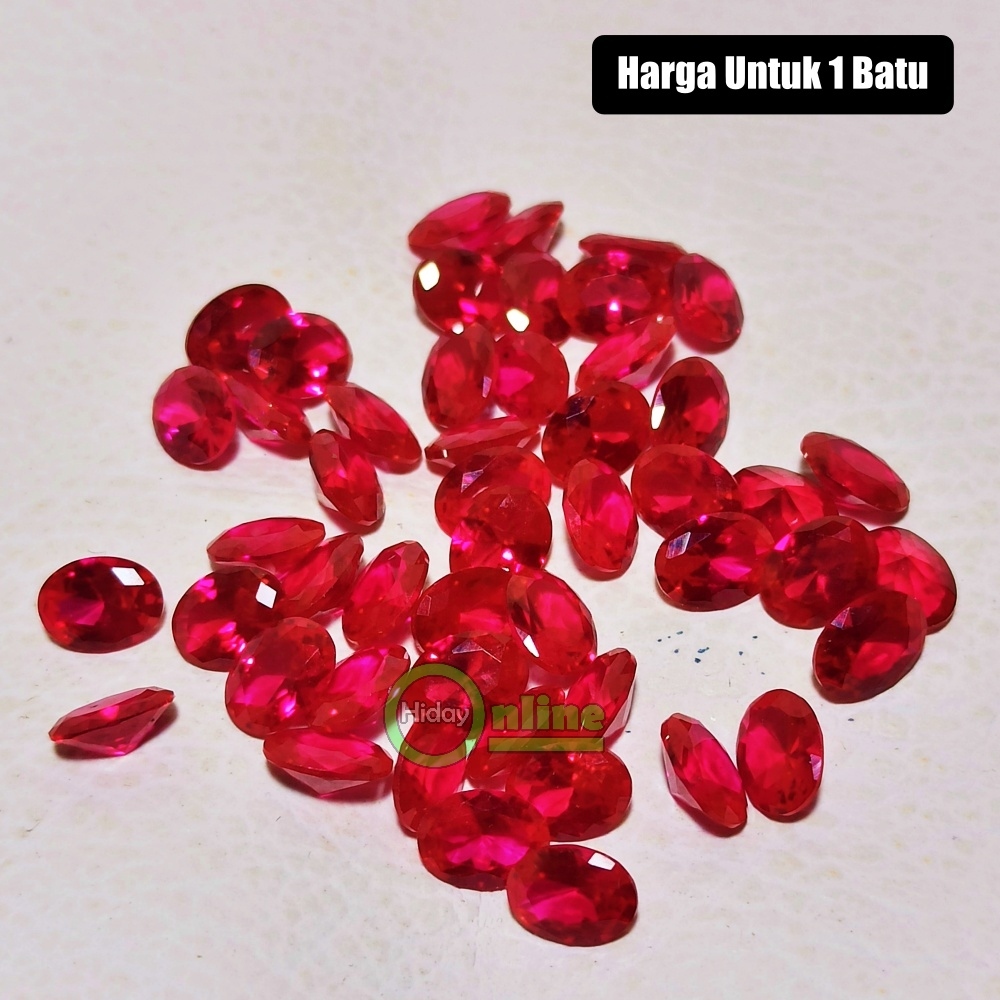 MERAH SIAM RED GEM BANGKOK SIEM POMEGRANATE ตัด JUCKERS 9 MOHS MINI