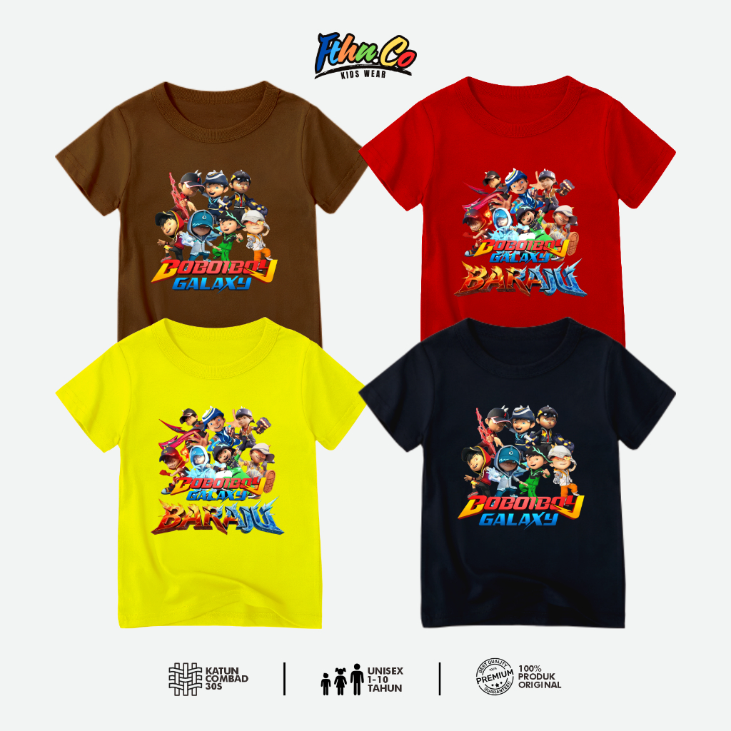 เสื้อยืด BOBOIBOY KIDS 2-14 ปี