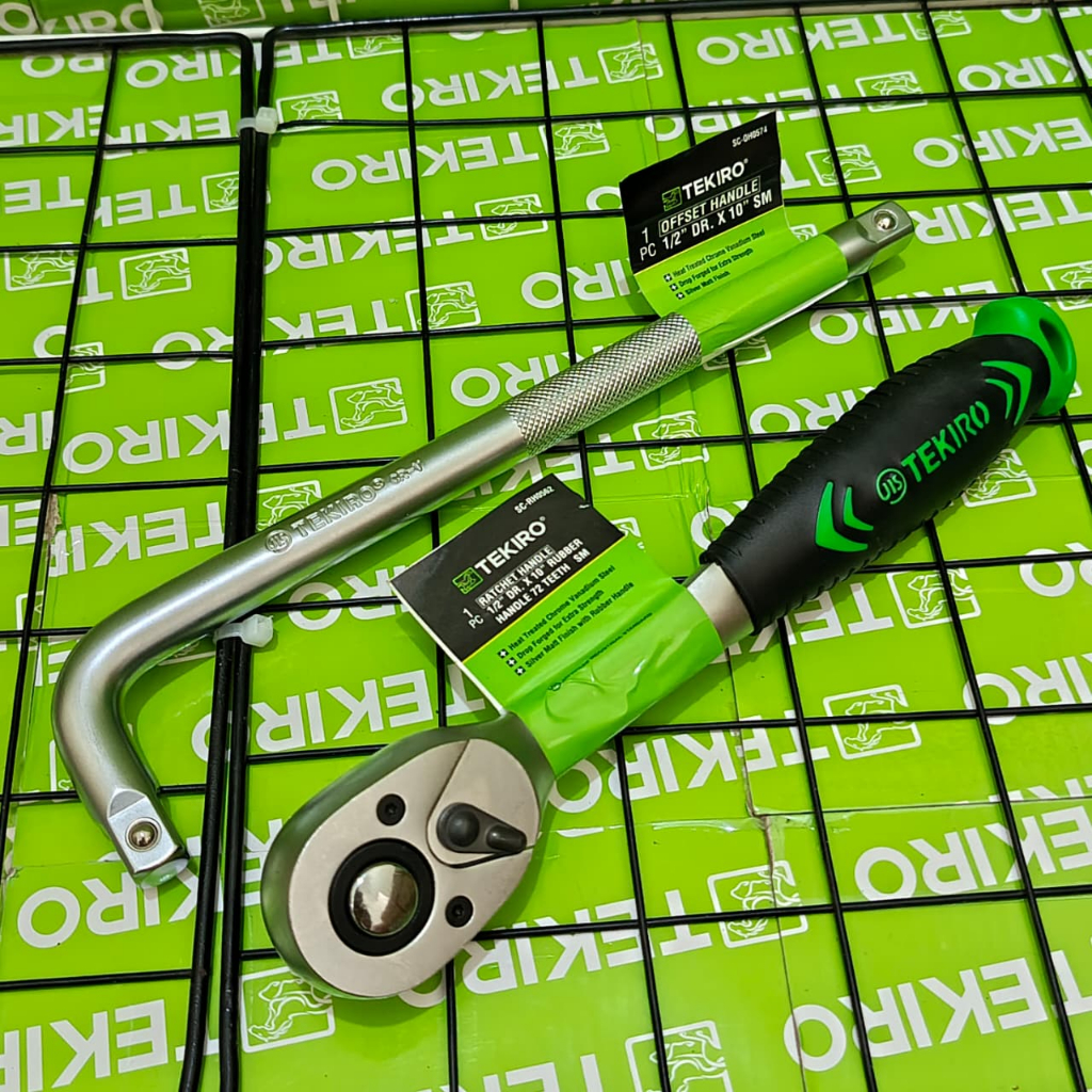 TEKIRO 1/2 Ratchet Handle 10inc/ยังมีจําหน่าย Socket Handle L CR-V JIS Original TEKIRO