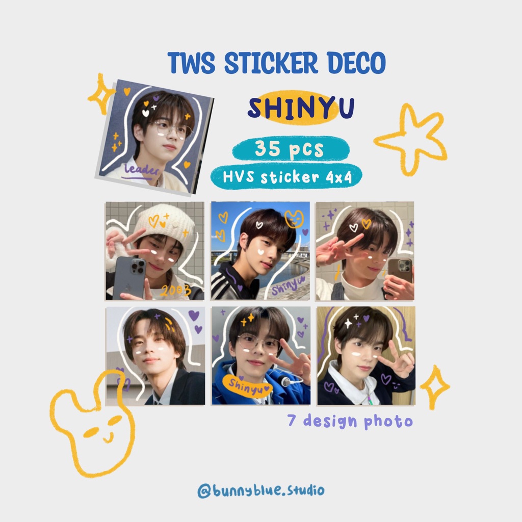 สติ๊กเกอร์ TWS Deco 35 ชิ้น