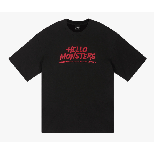 เสื้อยืด Hello Monster Babymonster Ahyeon Asa Rora Rami Ruka Chiquita Pharita