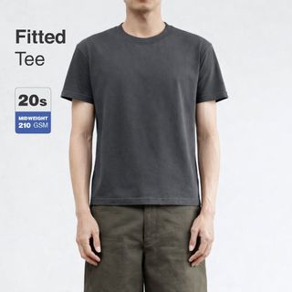 Cottonsupply Classic T-Shirt FITTED TEE Midweight 20s Kaos Fitted Tee 20s