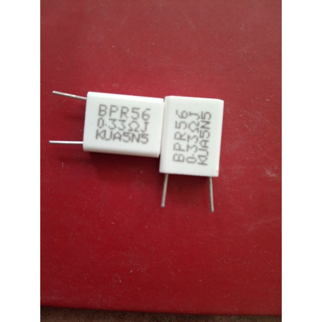 20 ชิ้น RESISTOR Noble 5 วัตต์ 0.33 R Noble 5w 0.33