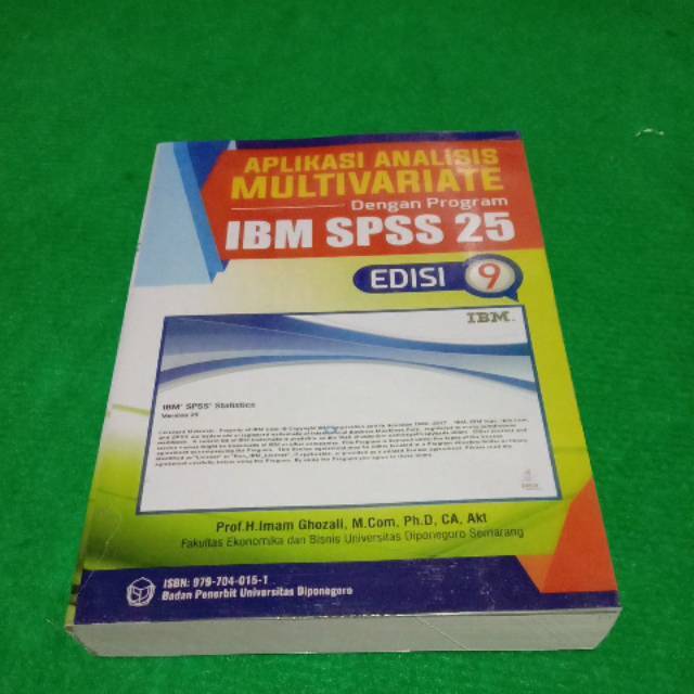 มัลติฟังก์ชั่นพร้อม IBM SPSS 25 PROGRAM ED 9