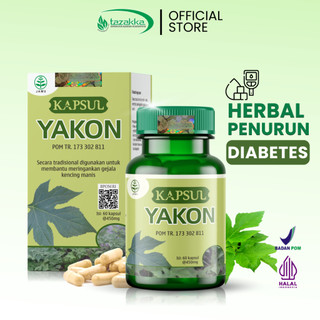 Tazakka Ekstrak Yakon 60 Kapsul – Herbal Diabetes Alami Penurun Gula Darah Aman Halal BPOM