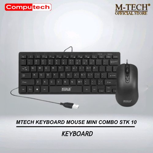 MTECH คีย์บอร์ดเมาส์ Mini Combo STK 10