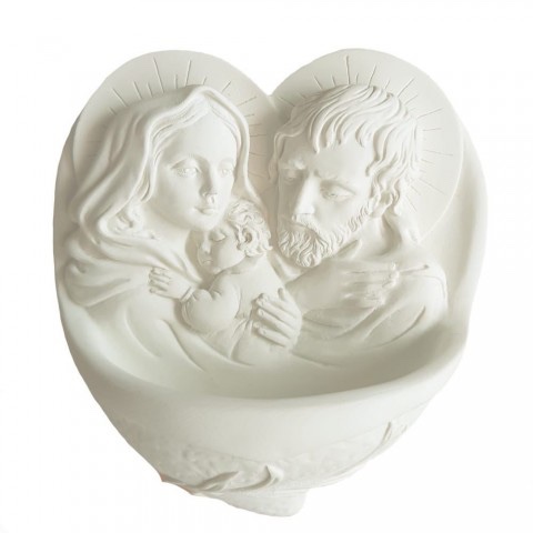 Yeraya Holy Water Place Holy Family Love Sinar Holy Water Container คาทอลิกรูปปั้นแสดงไม่มีน้ํามนต์ข
