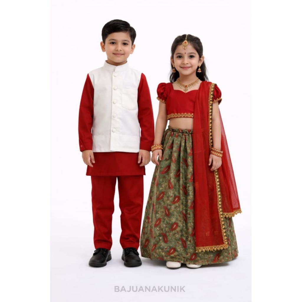 BAJUANAKUNIK / INDIAN COUNTRY COSTUME / เสื้อผ้าอินเดีย / COSTUME / เสื้อเชิ้ตคริสต์มาส