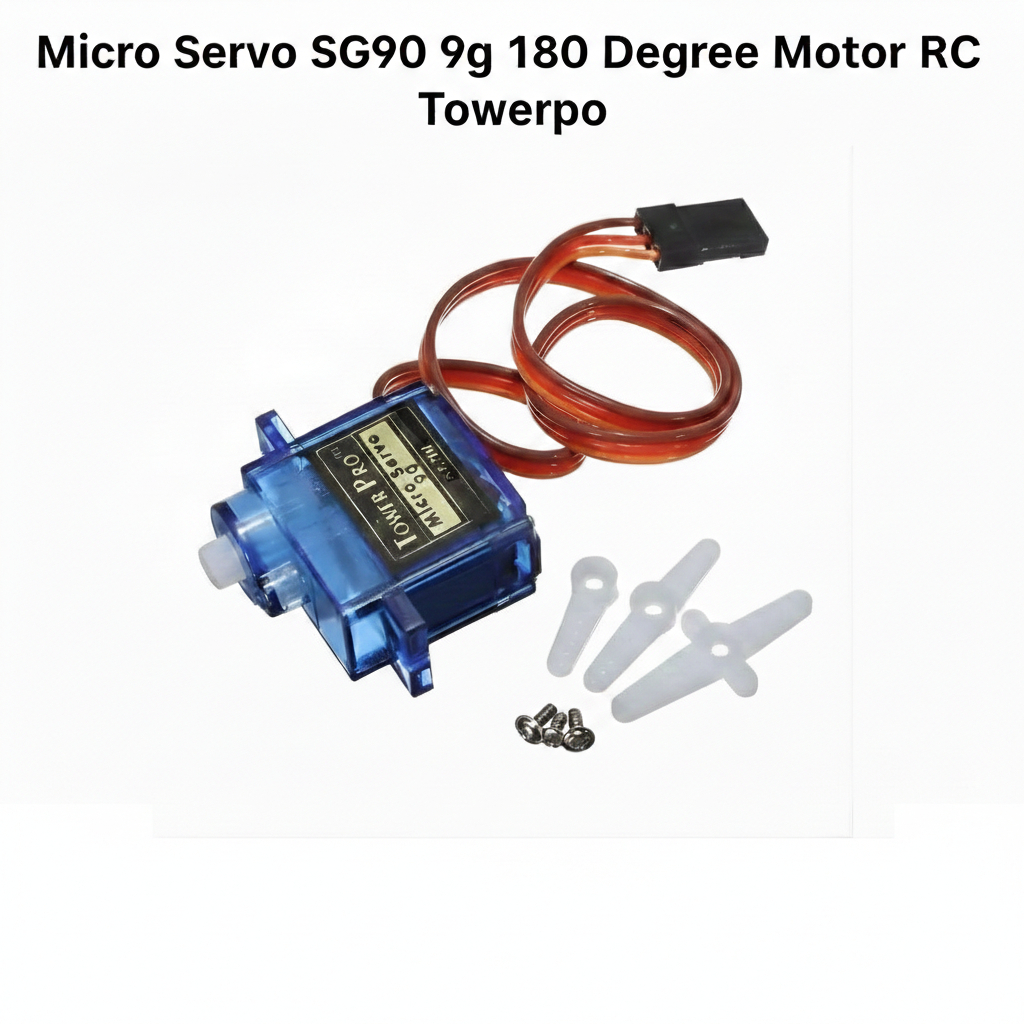 Micro Servo SG90 9g 180 องศามอเตอร์ Towerpro RC หุ่นยนต์นําเข้าคุณภาพ - ขายส่ง
