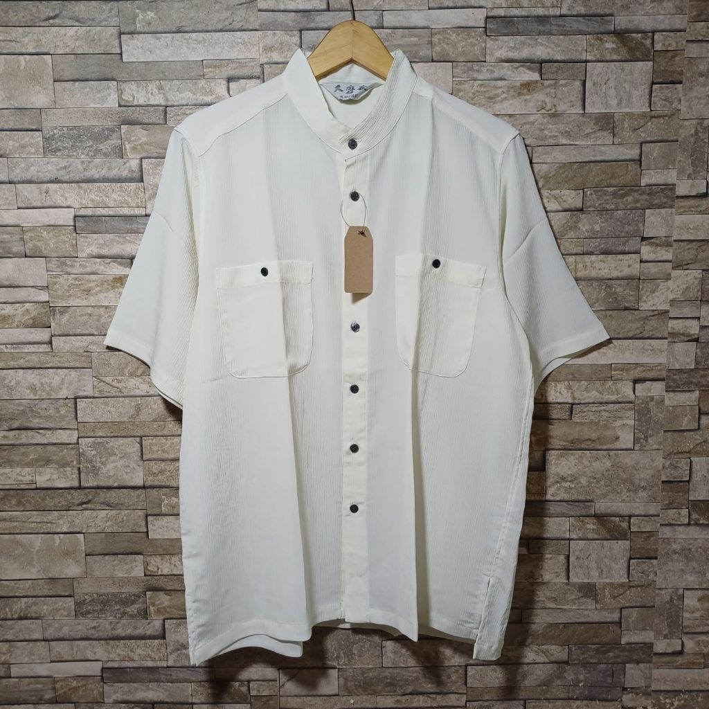 KAMEJA SANGHAI COLLAR SHIRT สําหรับผู้ชาย G604