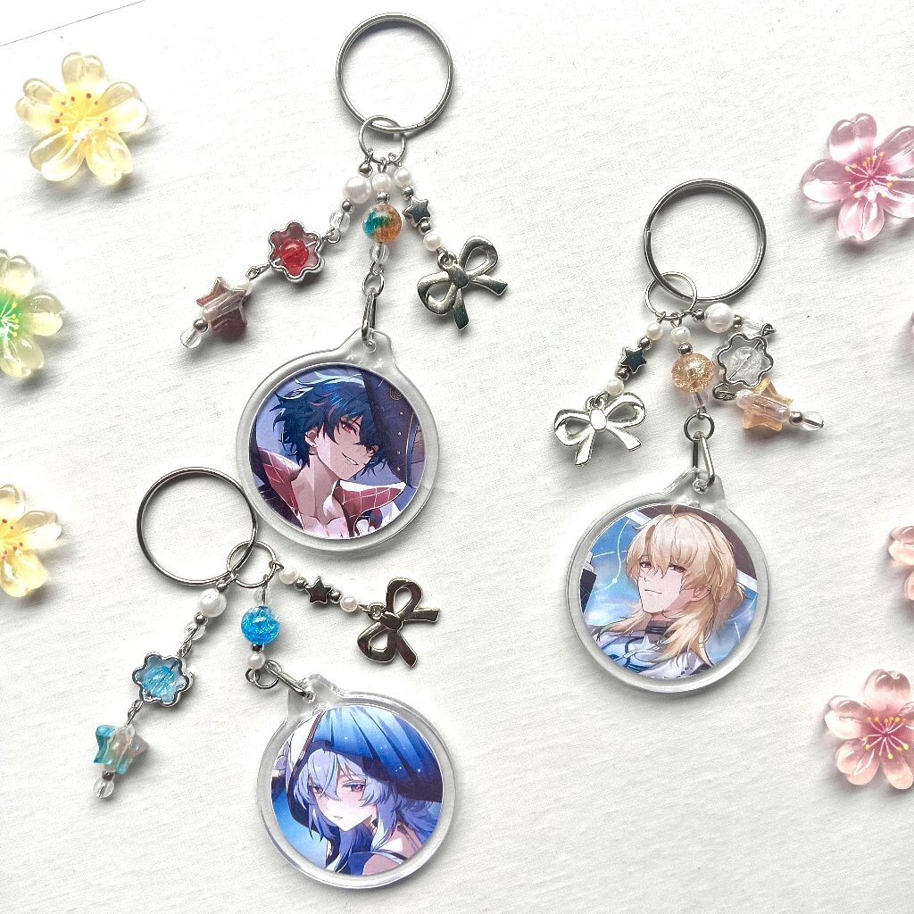 GANTUNGAN WUTHERING WAVES CHARACTERS KEYCHAIN/WETHERING WAVES CHARACTERS KEYCHAIN