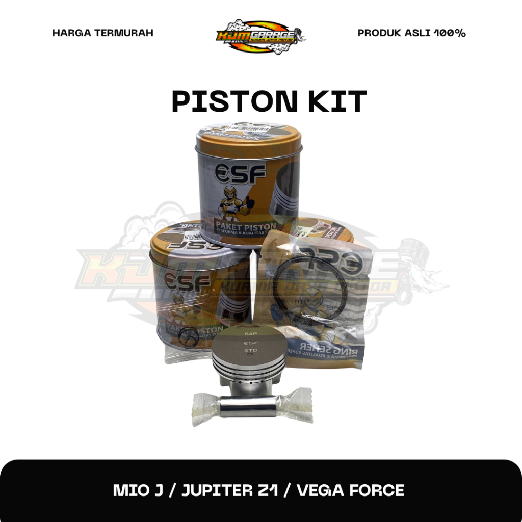 ชุดลูกสูบ Mio J / Jupiter Z1 / Vega Force /ovz-0.25/0.0/0.75/0,100/0,150 esf